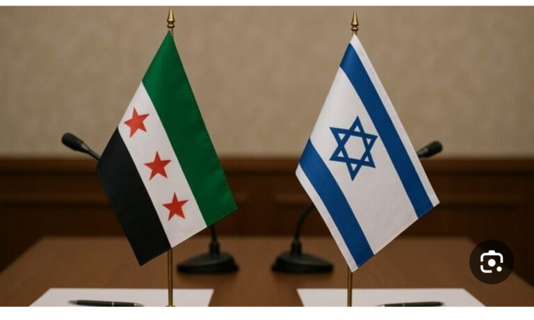 Read more about the article ع العدو الصهيوني وسوريا يوقعان اتفاقا أمنيا خلال شهر
